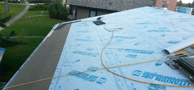 Waterproofing system for roof